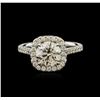 Image 1 : 1.89ctw Diamond Ring - 18KT White Gold