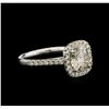 Image 2 : 1.89ctw Diamond Ring - 18KT White Gold