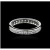Image 1 : 14KT White Gold 0.70ctw Diamond Ring