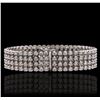 Image 2 : 14KT White Gold 9.72ctw Diamond Bracelet