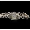 Image 2 : Hamilton 14KT White Gold Diamond Vintage Ladies Watch