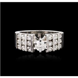 18KT White Gold 1.19ctw Diamond Ring