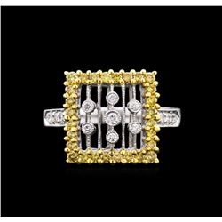 1.25ctw Diamond Ring - 18KT Two-Tone Gold