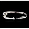 Image 3 : 14KT White Gold 1.46ctw Diamond Bangle Bracelet
