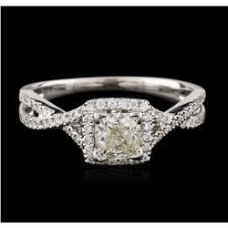 14KT White Gold 0.67ctw Diamond Ring