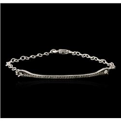 14KT White Gold 0.26ctw Diamond Bracelet