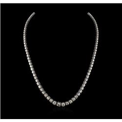 14KT White Gold 11.55ctw Diamond Necklace