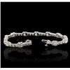 Image 3 : 14KT White Gold 9.93ctw Diamond Tennis Bracelet