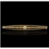 Image 2 : 14KT Two-Tone Gold 0.70ctw Diamond Brooch
