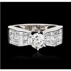 14KT White Gold 2.80ctw Diamond Ring