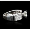Image 3 : 14KT White Gold 2.80ctw Diamond Ring