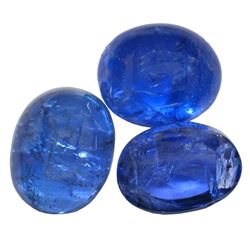 16.99ctw Cabochon Tanzanite Parcel