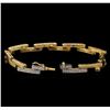 Image 3 : 0.49ctw Diamond Bracelet - 14KT Yellow Gold