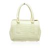 Image 3 : Nancy Gonzalez Yellow Crocodile Top Handle Handbag