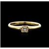 Image 1 : 14KT Yellow Gold 0.20ct Diamond Solitaire Ring