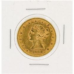 1884 $10 CU Liberty Head Eagle Gold Coin