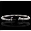 Image 3 : 14KT White Gold 4.64ctw Diamond Tennis Bracelet