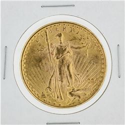 1924 $20 AU St. Gaudens Double Eagle Gold Coin