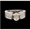 Image 1 : 14KT White Gold 1.63ctw Diamond Ring