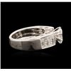 Image 3 : 14KT White Gold 1.63ctw Diamond Ring