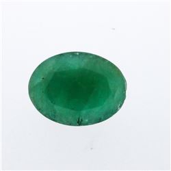 5.76ct. One Oval Cut Natural Emerald