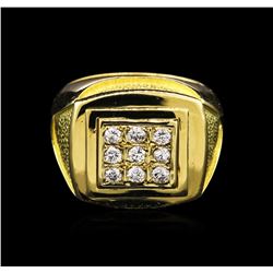 0.28ctw Diamond Ring - 18KT Yellow Gold