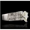 Image 2 : 18KT White Gold 2.66ctw Diamond Ring