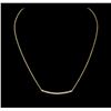 Image 1 : 14KT Yellow Gold 0.84ctw Diamond Necklace