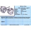 Image 4 : 14KT White Gold 4.37ctw Diamond Stud Earrings