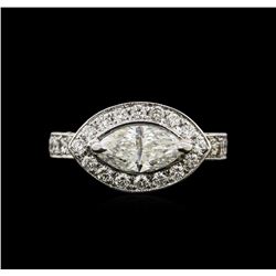 2.93ctw Diamond Ring - 14KT White Gold