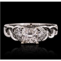 18KT White Gold 1.34ctw Diamond Ring