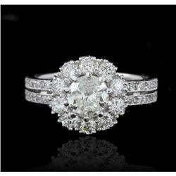 14KT White Gold 2.76ctw Diamond Ring