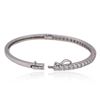 Image 3 : 14KT White Gold 1.93ctw Diamond Bangle Bracelet