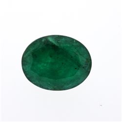 7.77ct. One Oval Cut Natural Emerald