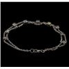 Image 2 : 1.00ctw Diamond Bracelet - 18KT White Gold