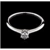 Image 2 : Tiffany & Co. 0.19ct Diamond Solitaire Ring - Platinum