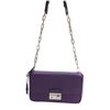 Image 1 : Prada Purple Saffiano Leather Shoulder Bag