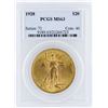 Image 1 : 1928 PCGS MS63 $20 St. Gaudens Double Eagle Gold Coin
