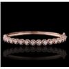 Image 1 : 14KT Rose Gold 2.10ctw Diamond Bracelet