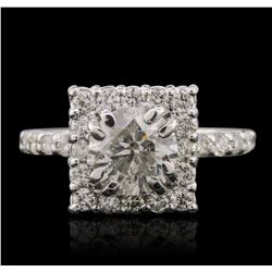 14KT White Gold 2.43ctw Diamond Ring