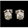 14KT White Gold 1.63ctw Diamond Stud Earrings