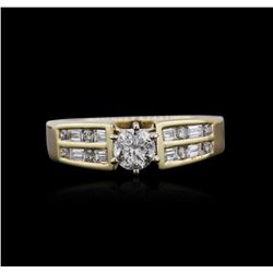 14KT Yellow Gold 0.85ctw Diamond Ring