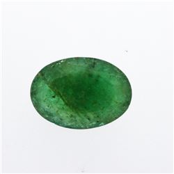 4.5ct. One Oval Cut Natural Emerald