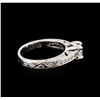 Image 3 : 14KT White Gold 0.93ctw Diamond Ring