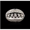 Image 1 : 14KT White Gold 2.10ctw Diamond Ring