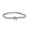 Image 2 : 14KT White Gold 4.05ctw Diamond Tennis Bracelet
