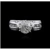 Image 1 : 14KT White Gold 2.03ctw Diamond Ring