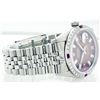 Image 2 : Rolex Stainless Diamond and Ruby DateJust Men's Watch