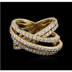 18KT Yellow Gold 1.62ctw Diamond Ring