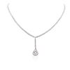 Image 1 : 14KT White Gold 1.03ctw Diamond Necklace